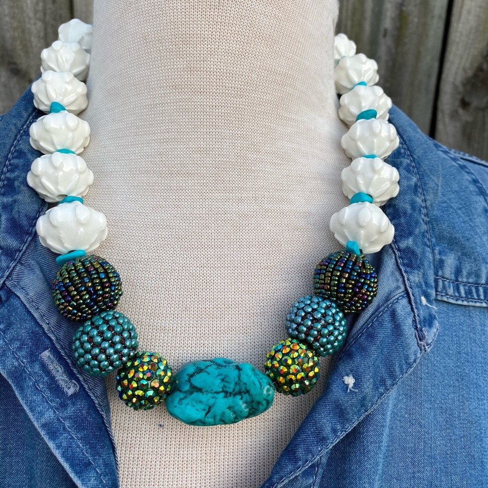 Handmade turquoise necklace